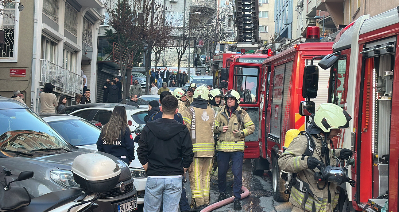 Şişli’de otelde yangın paniği: 6 kişi mahsur kaldı