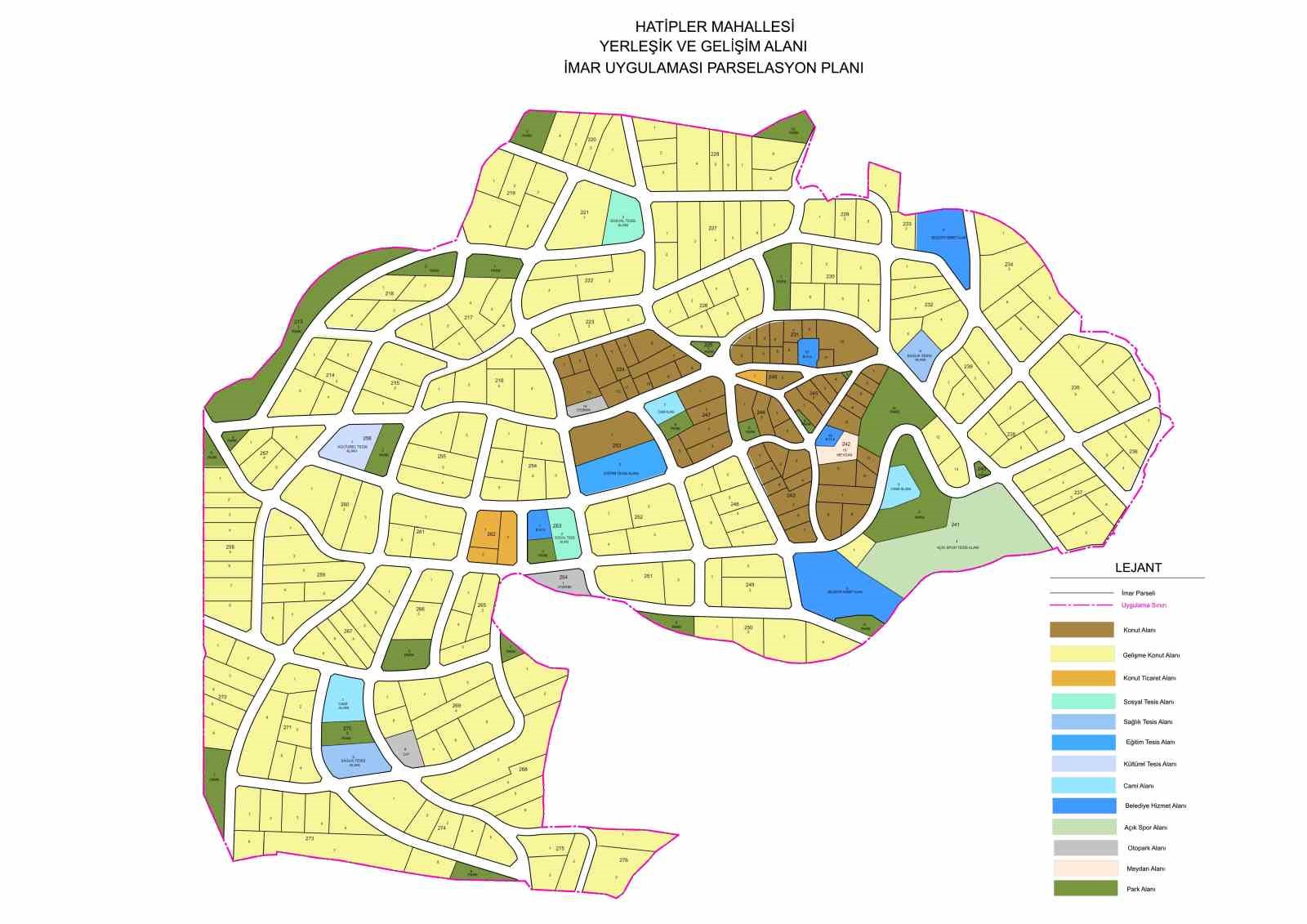 Gebze Hatipler Mahallesi’nde imar uygulaması tamamlandı