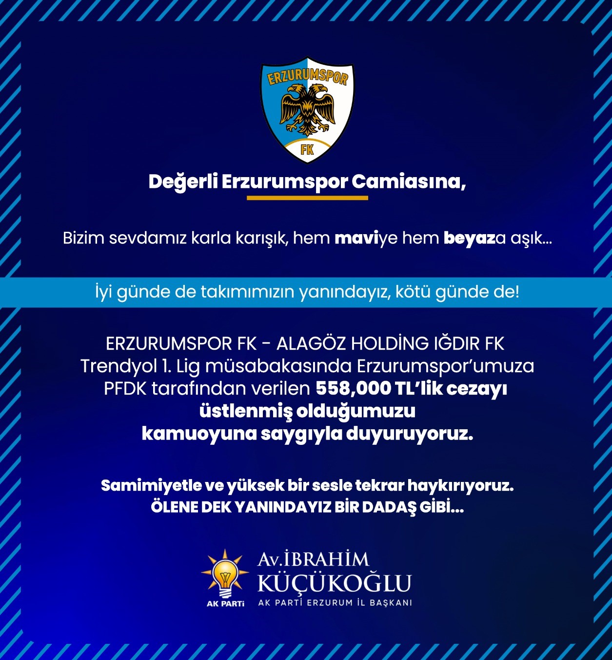 AK Parti İl Başkanı Küçükoğlu, 