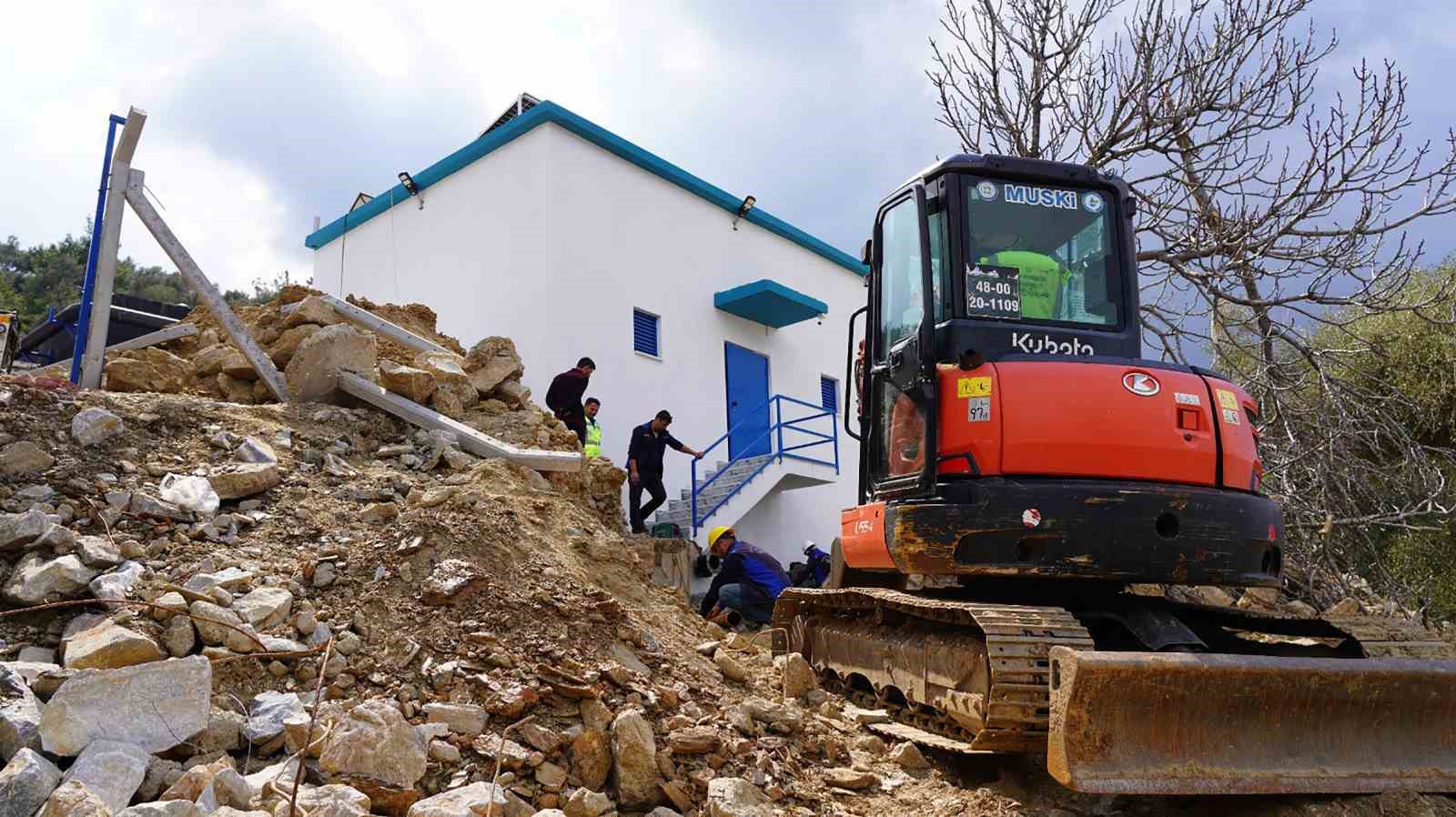 Milas Bafa Mahallesi’ndeki içme suyu deposu yenilendi