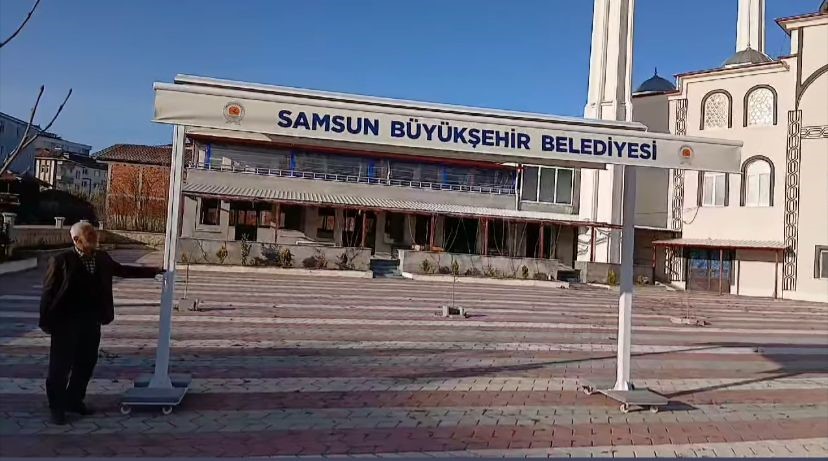 Tente hizmeti mahalleliyi memnun etti