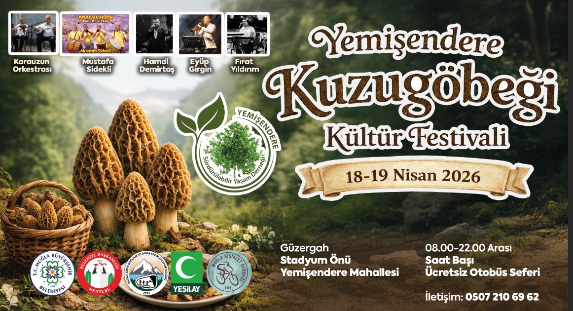 Menteşe’de doğa ve kültür buluşması Yemişendere Kuzugöbeği festivali başlıyor