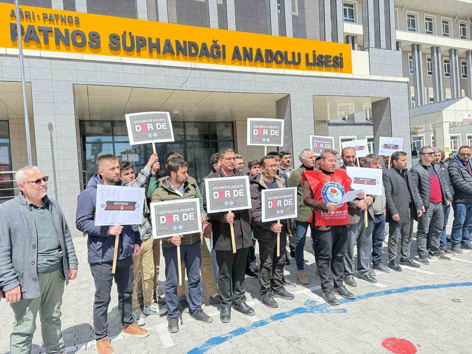 Patnos Eğitim-Bir-Sen’den şiddet tepkisi: 