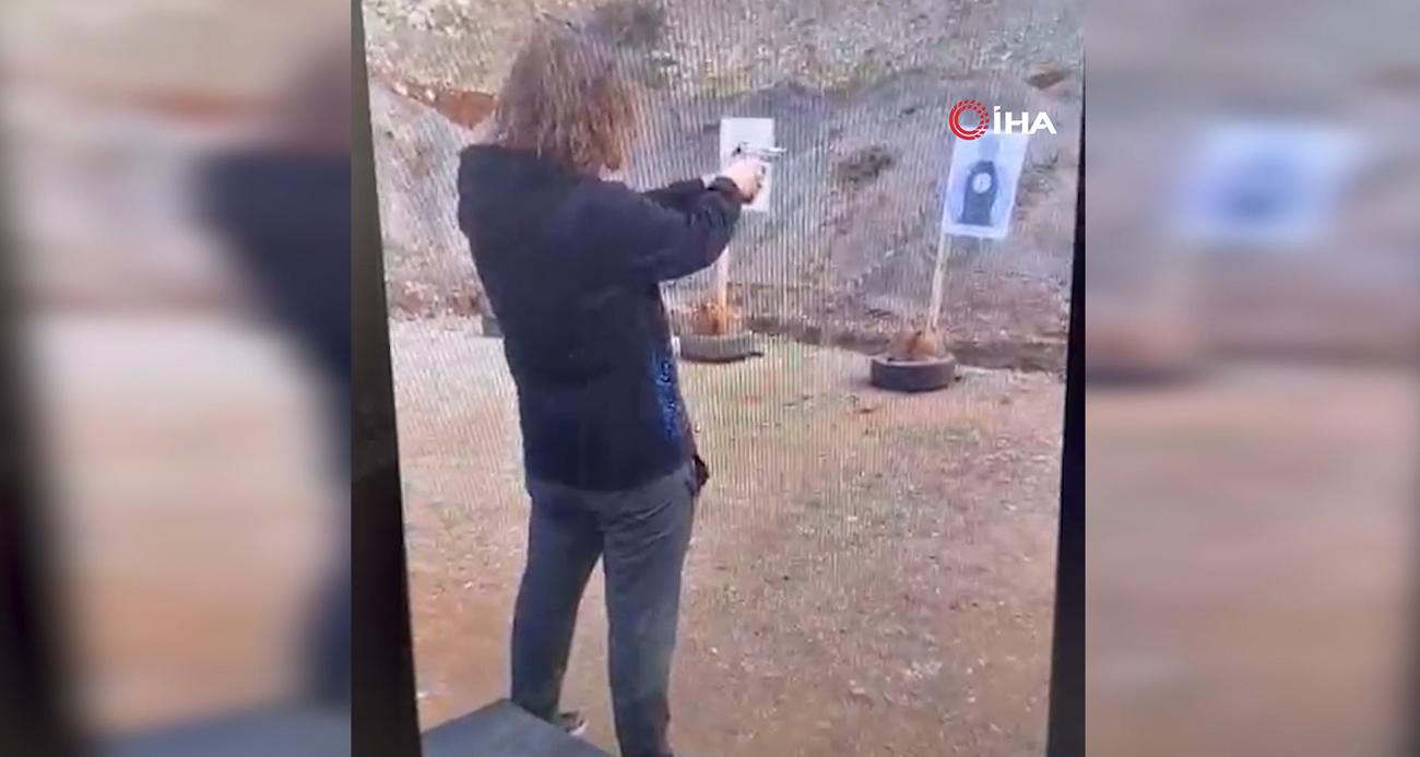 Okulda dehşet saçan saldırganın poligonda atış talimi yaptığı görüntüler ortaya çıktı