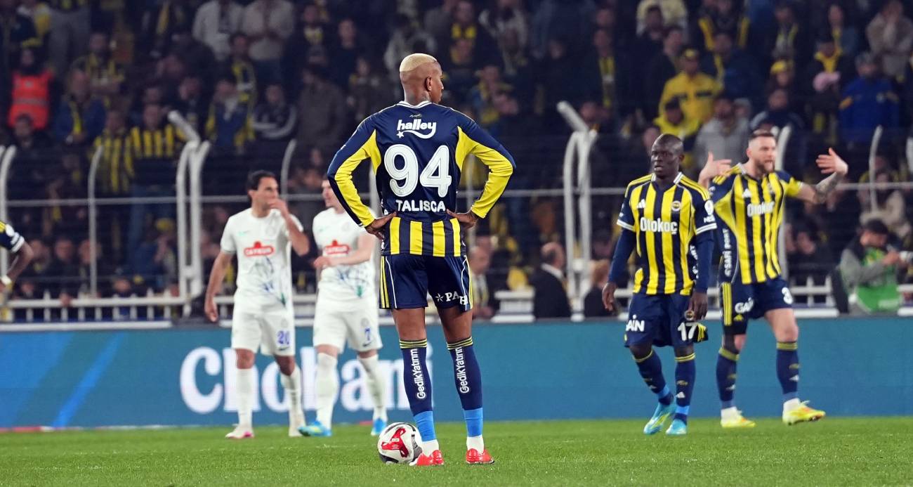 Fenerbahçe, evinde 5. kez puan kaybetti