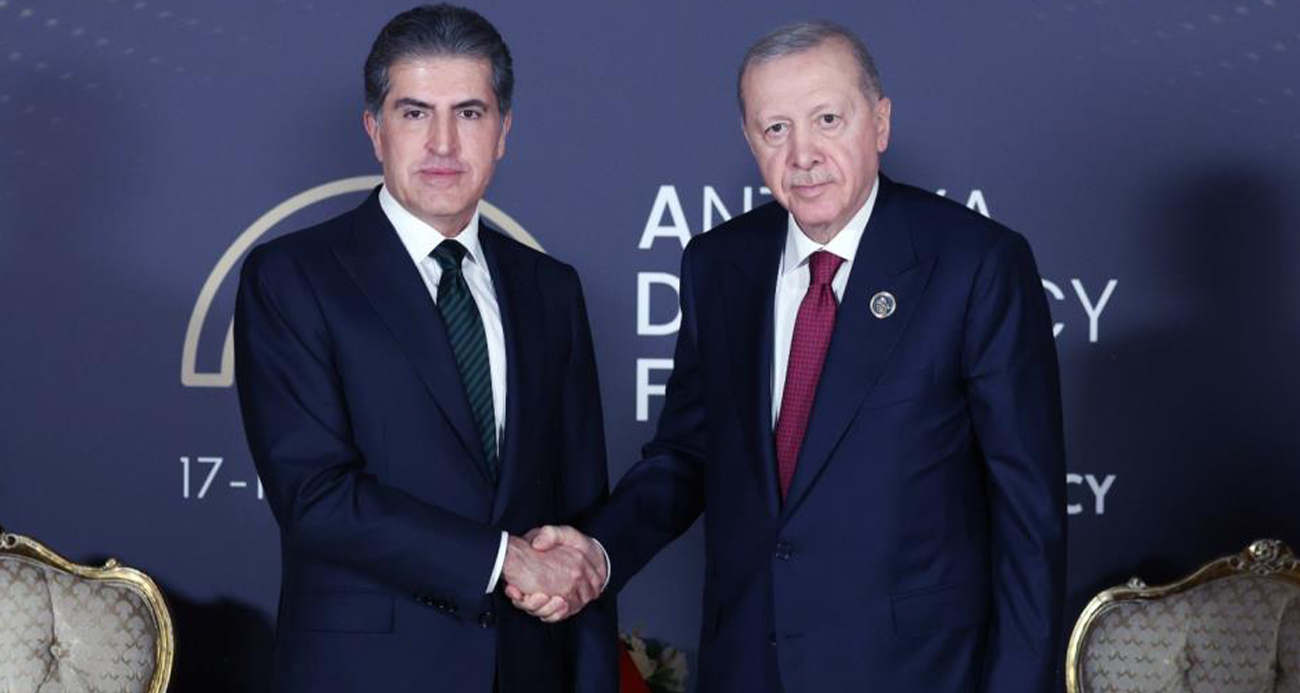 Cumhurbaşkanı Erdoğan, IKBY Başkanı Neçirvan Barzani’yi kabul etti