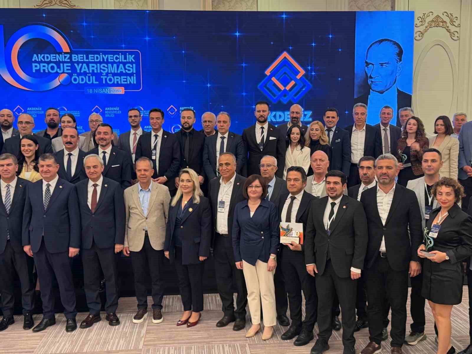 Çameli Belediyesi’ne Akdeniz Belediyeler Birliği’nden katılım ödülü