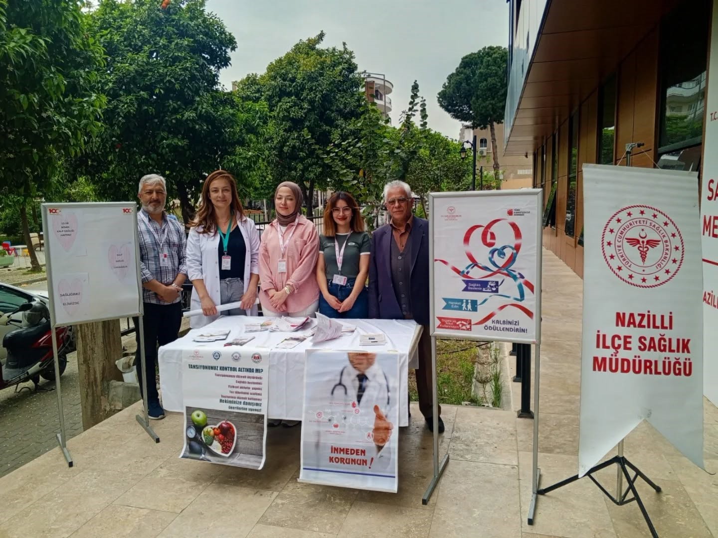 Nazilli’de vatandaşlara kalp sağlığı anlatıldı