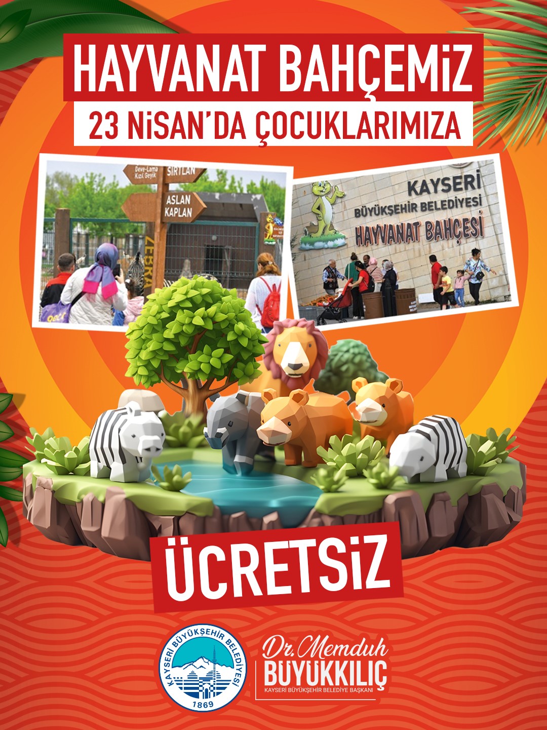 Başkan Büyükkılıç’tan çocuklara ‘23 Nisan’ jesti