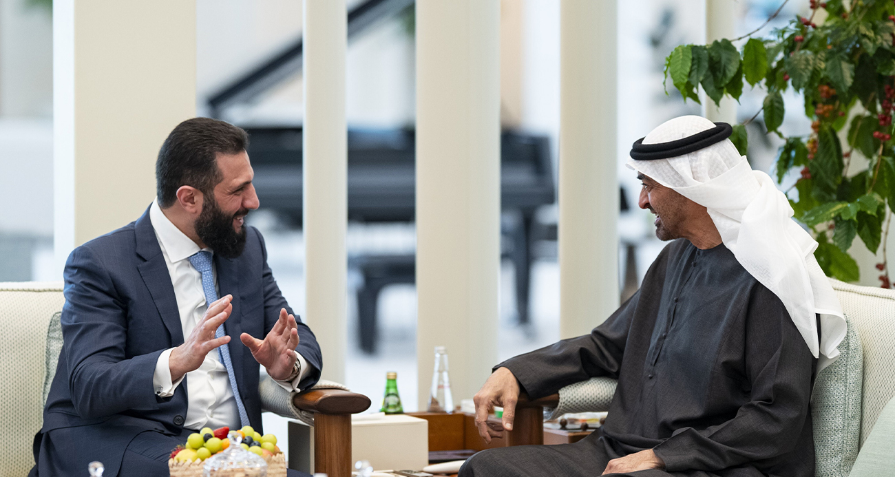 Suriye Devlet Başkanı Eş-Şara, BAE'de