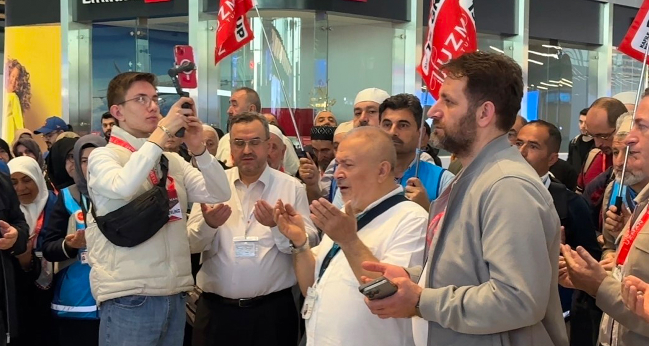 Hac kafilesi İstanbul Havalimanı’ndan kutsal topraklara dualarla uğurlandı
