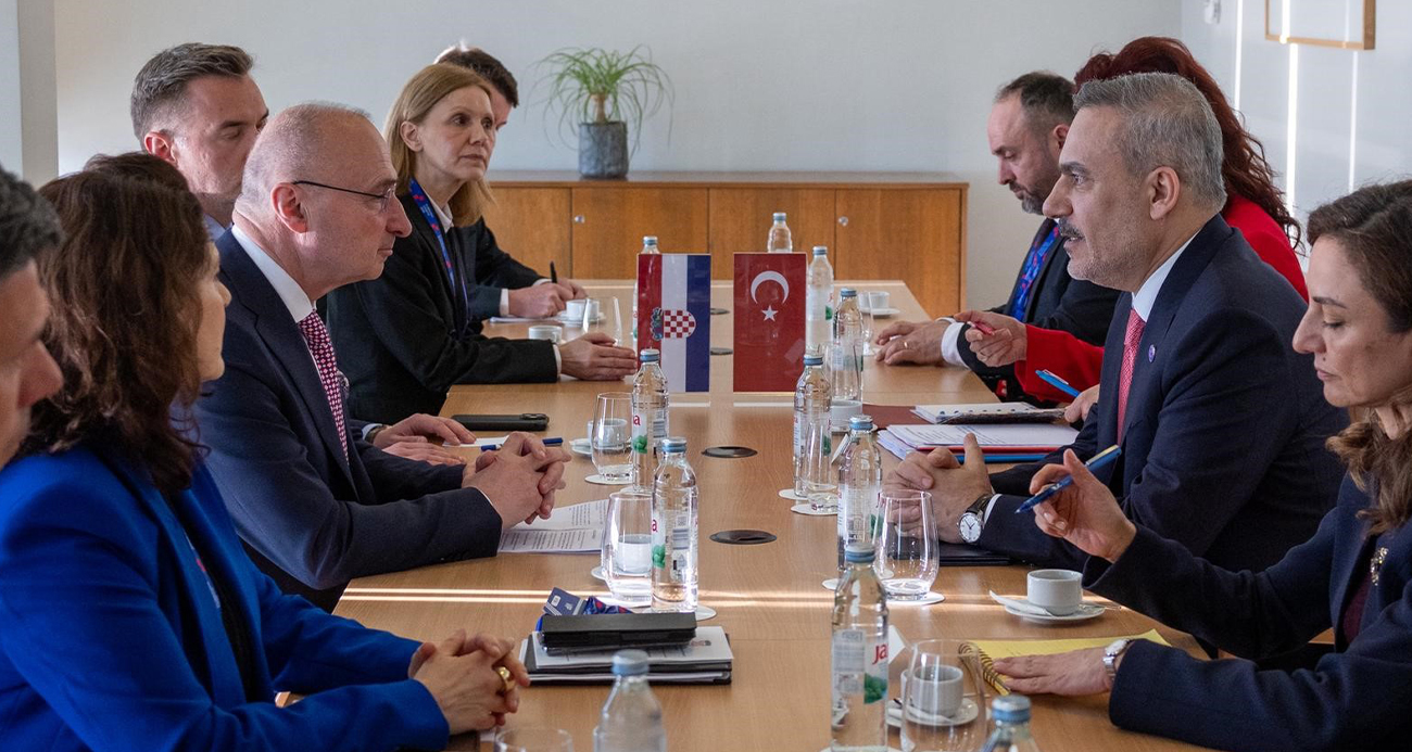 Dışişleri Bakanı Fidan, Hırvat mevkidaşı Grlic-Radman ile bir araya geldi