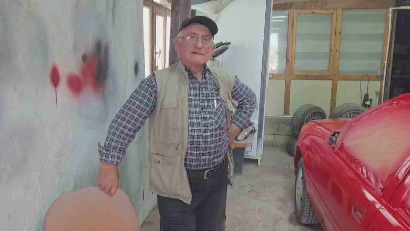 Ahırdan kaçan danalar oto tamirciyi bastı, görgü tanığı o anları anlattı: 