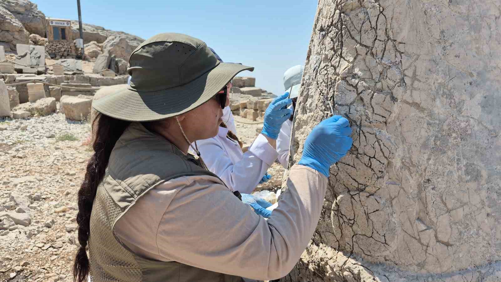 nemrut-taki-2-bin-yillik-heykeller-nano-teknolojiyle-guclendiriliyor