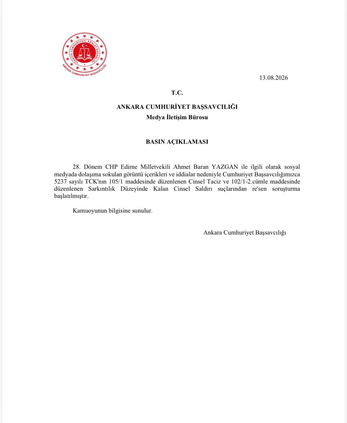 chp-li-milletvekili-yazgan-hakkinda-taciz-iddiasiyla-re-sen-sorusturma-baslatildi