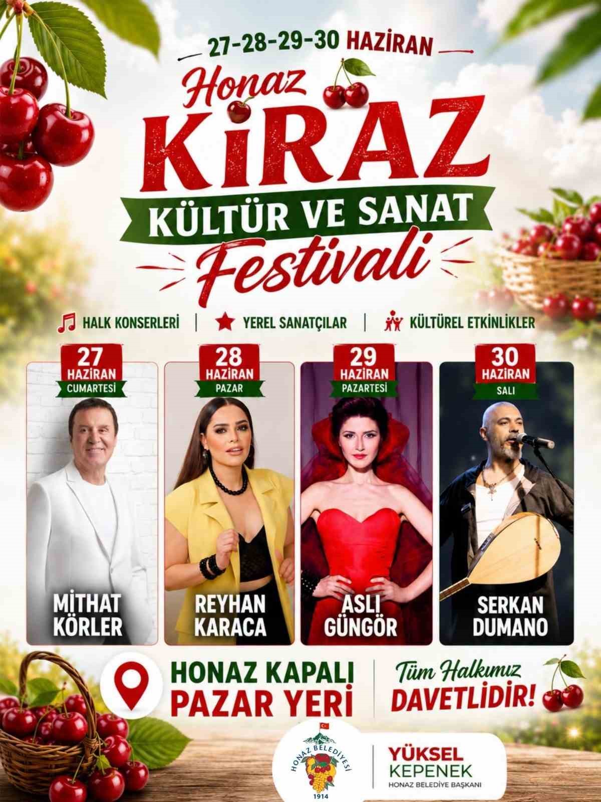 honaz-kiraz-festivali-basliyor