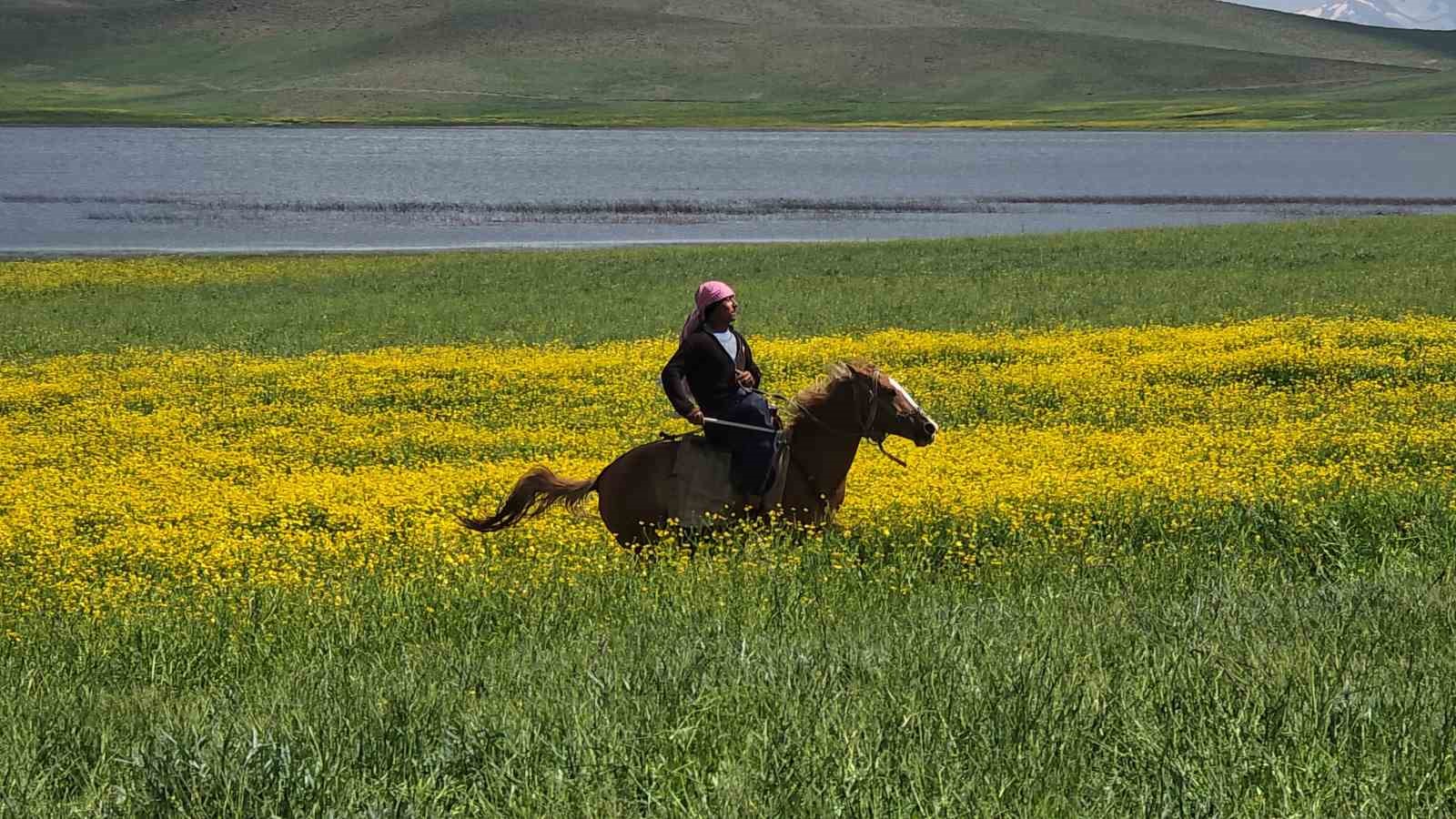 van-da-bir-yanda-cicekler-diger-yanda-metrelerce-kar