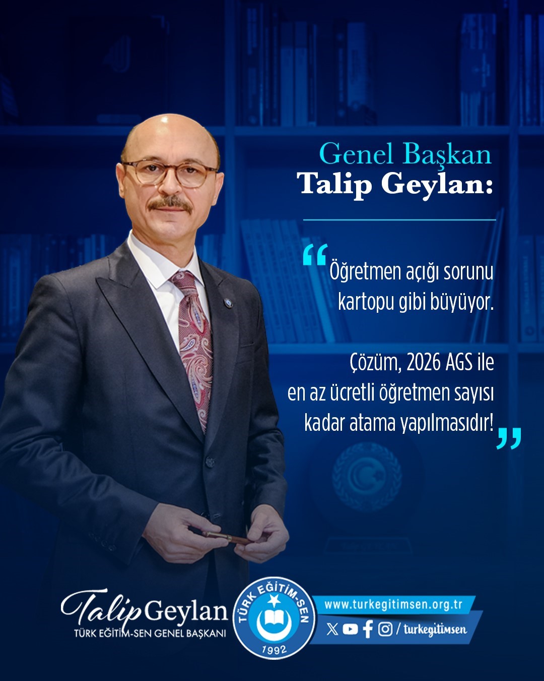 turk-egitim-sen-genel-baskani-geylan-ogretmen-acigi-sorunu-her-gecen-gun-buyumeye-devam-etmektedir