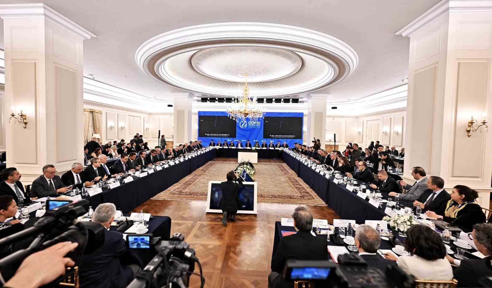 baskan-ulken-cop31-business-forum-is-dunyasi-istisare-toplantisi-na-katildi