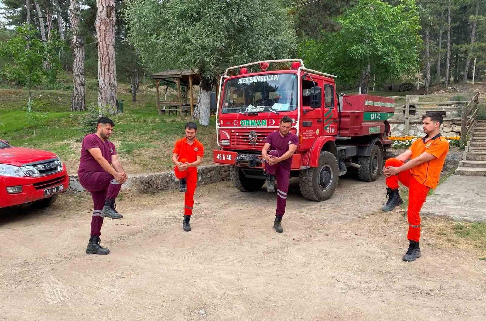 kutahya-da-yangin-iscilerine-fiziksel-hazirlik-egitimi