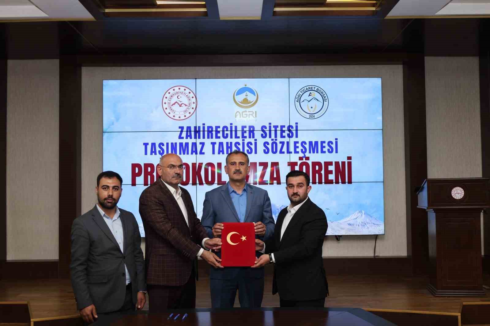 agri-da-zahirecilik-sektorune-yonelik-yatirim-icin-tasinmaz-tahsis-edildi