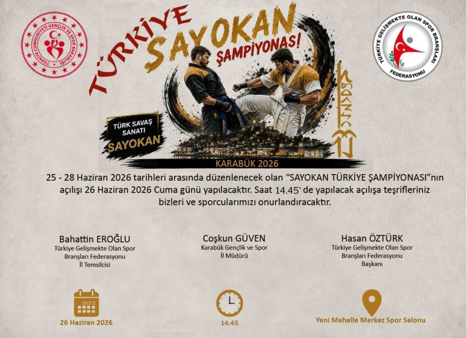 karabuk-sayokan-turkiye-sampiyonasi-na-ev-sahipligi-yapacak