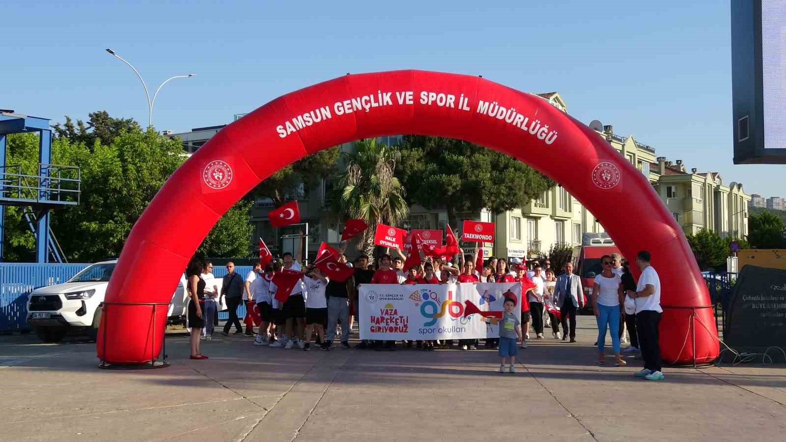 samsun-da-yaz-spor-okullari-coskuyla-acildi