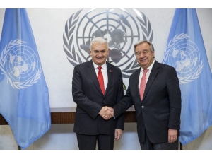 Başbakan Yıldırım Bm Genel Sekreteri Guterres İle Görüştü