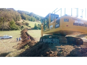 İzmit Belediyesi’nden Kırsal Alanda Kanal Çalışması