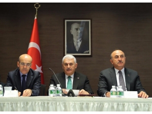 Başbakan Yıldırım, Türk Ve Akraba Toplulukları Temsilcileriyle Bir Araya Geldi