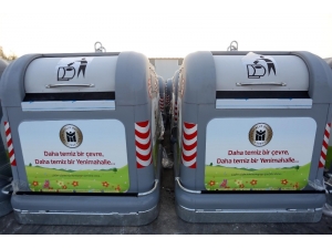 Son Sistem Çöp Konteynerleri Yenimahalle’de Yerlerini Alıyor