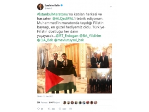 Cumhurbaşkanı Erdoğan Filistinli Atleti Kabul Etti