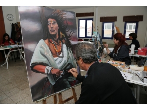 Odunpazarı’nda Hayaller Tuvale Aktarılıyor