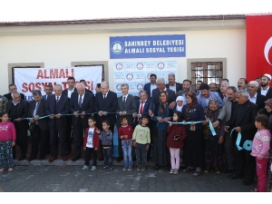 Almalı Mahallesindeki Sosyal Tesiste Hizmete Girdi