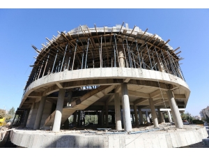 Güvenlevler’deki Eğitim Ve Sanat Merkezi İnşaatı Hızla Yükseliyor