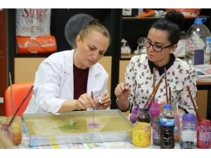 Odunpazarı’nda Ebru Kursu