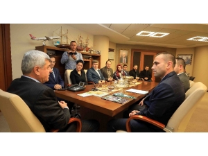 Başkan Karaosmanoğlu, Stktemsilcilerini Ağırladı