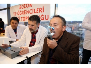 Yozgat’ta Vatandaşlara Koah Taraması Yapıldı