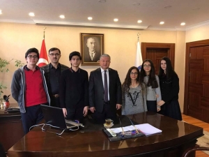 Develi İmkb Fen Lisesi’nden Kaymakam Duru’ya Ziyaret