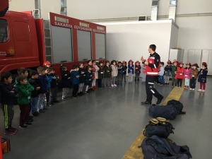 Minik Öğrenciler İtfaiyede Buluştu