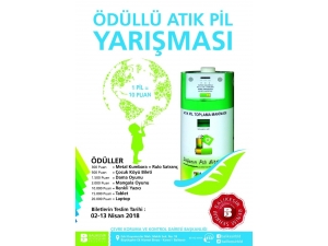 Büyükşehir’den Atık Pil Toplama Yarışması