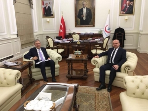 Mersinli’den Bakan Demircan’a Teşekkür Ziyareti