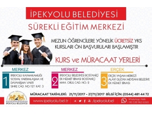 İpekyolu Belediyesinden Üniversite Adaylarına Destek