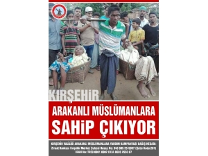 Kırşehir’den Arakan’a 350 Bin Lira Yardım