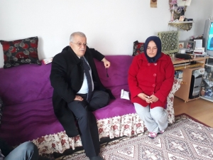 Vali Şentürk Çekiç Ali’nin Torununu Ziyaret Etti