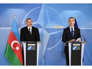 Azerbaycan Cumhurbaşkanı İlham Aliyev, Stoltenberg İle Görüştü
