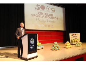 Başkan Köşker’den Okullara Sportif Destek