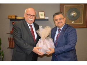 Başkan Yağcı, Eski Kültür Ve Turizm Bakanı Avcı’yla Bir Araya Geldi