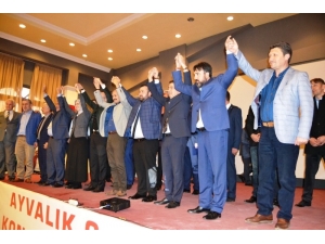 Ak Parti Ayvalık İlçe Kongresi’nde Başkanlığa Hasan Kıtay Seçildi
