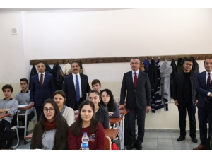 Kaymakam Güler Ve Başkan Köşker’den Anibal Lisesine Ziyaret